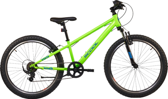 
SCOOL, 
'cool Xroc, 24" Neon Green/ocean, 
Detail 1
