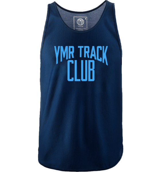 950115101101 YMR TRACK CLUB Änggården Men's Singlet Navy/blue  Standard Detail