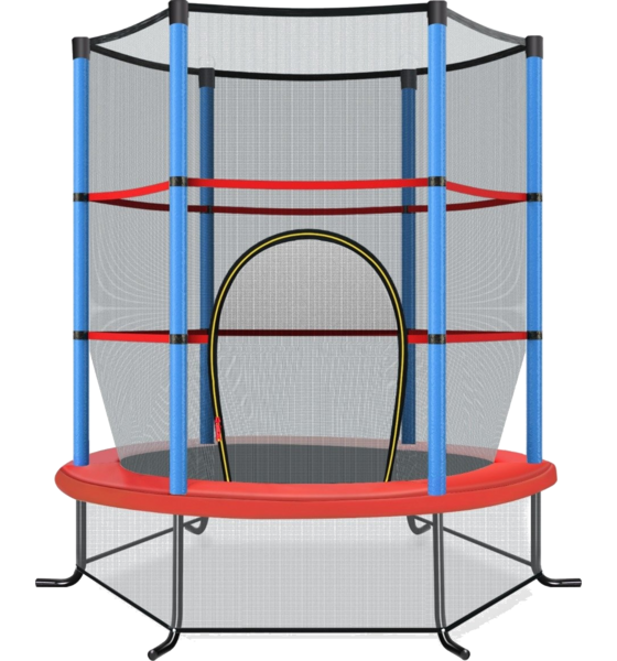 
NORTHIX, 
&Oslash;140cm Garden Trampoline With Safety Net Trampoline Can Hold Up To 135 Kg For Children Aged 3 And Ov, 
Detail 1
