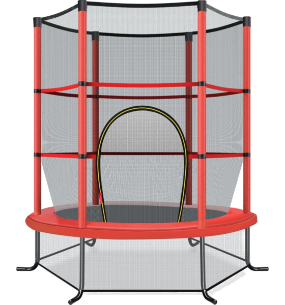 
NORTHIX, 
&Oslash;140cm Garden Trampoline With Safety Net Trampoline Can Hold Up To 135kg For Children Aged 3 And Ove, 
Detail 1
