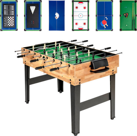 
NORTHIX, 
10-in-1 Multi-game Table: Foosball, Hockey, Billiards, 
Detail 1
