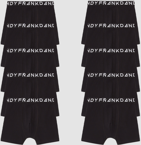 955168101101 FRANK DANDY 10-p Basic Boxers  Standard Detail