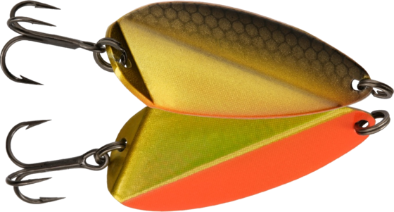
13 FISHING, 
13 Fishing Origami Blade Flutter Spoon 5,3g 45mm - Golden Shiner, 
Detail 1
