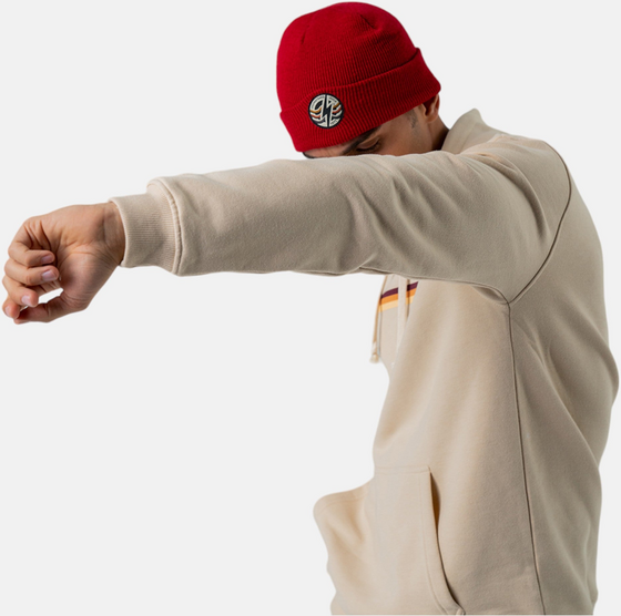 
LIGHTNING BOLT, 
1971 Beanie, 
Detail 1
