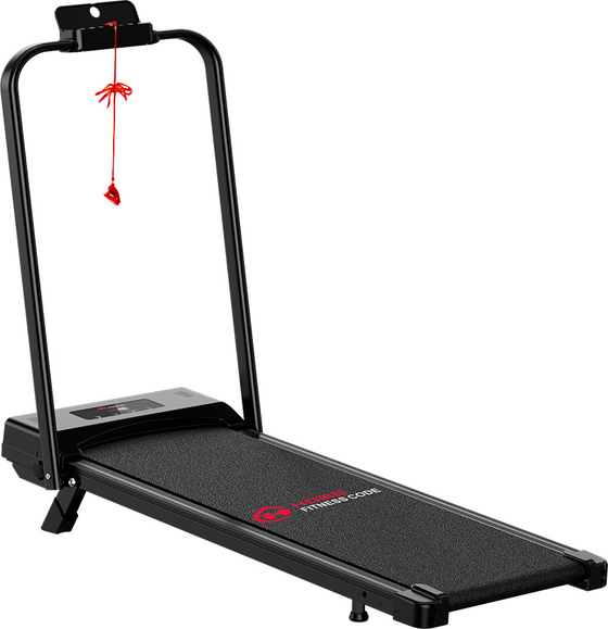 953649101101 HOMEFITNESSCODE 2-i-1 Hopfällbart Löpband 1–10 Km/h Med Lcd , 5% Manuaalinen Kaltevuus  Standard Detail