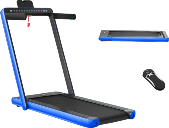 
NORTHIX, 
2-in-1 Folding Treadmill With Dual Led Display, Blue, 
Detail 1
