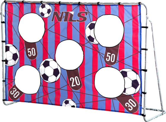 
NORTHIX, 
2-in-1 Soccer Goal With Net  Target Panel, 
Detail 1
