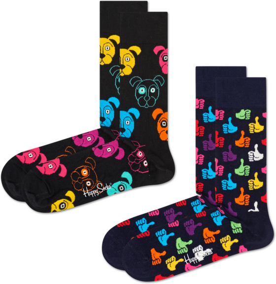 
HAPPY SOCKS, 
2-pack Classic Dog Socks, 
Detail 1
