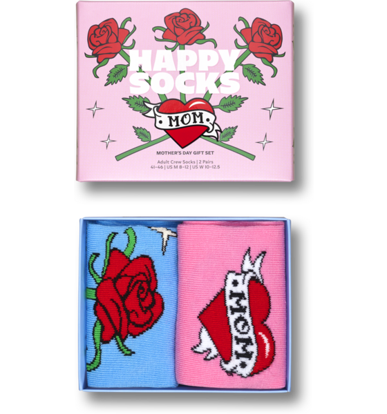 
HAPPY SOCKS, 
2-pack Mother's Day Socks Gift Set, 
Detail 1
