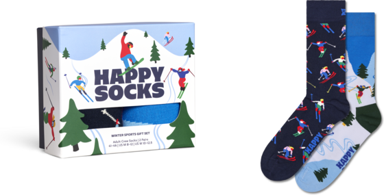 958551101101 HAPPY SOCKS 2-pack Winter Sports Socks Gift Set  Standard Detail