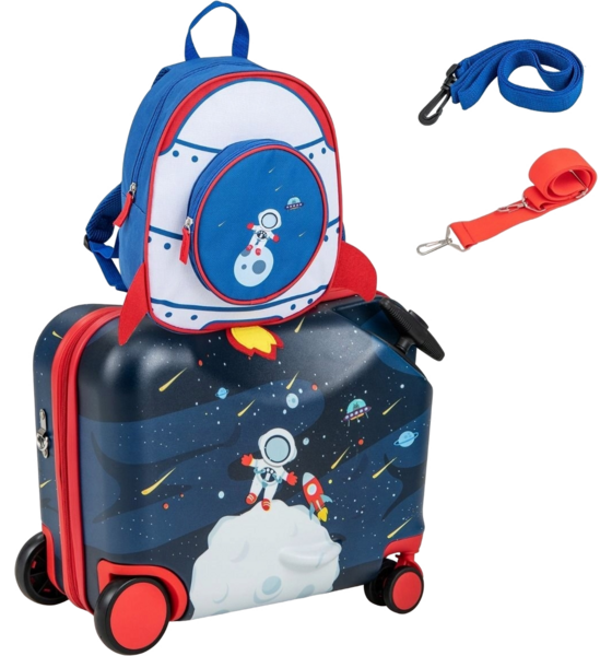 
B2X, 
2-piece Children's Suitcase + Backpack 47 Cm Long Ride-on Suitcase And 30 Cm Wide Backpack 12"+18" A, 
Detail 1
