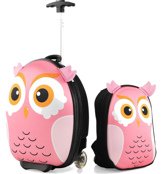 950730101101 B2X 2-piece Children's Suitcase  Backpack With Wheels  3-stage Telescopic Handle 12"+16" Children's Tr  Standard Detail