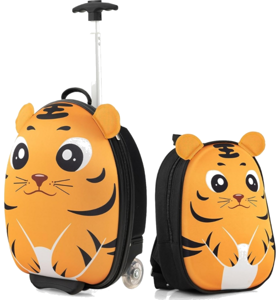 950729101101 B2X 2-piece Children's Suitcase  Backpack With Wheels  3-stage Telescopic Handle 12"+16" Children's Tr  Standard Detail