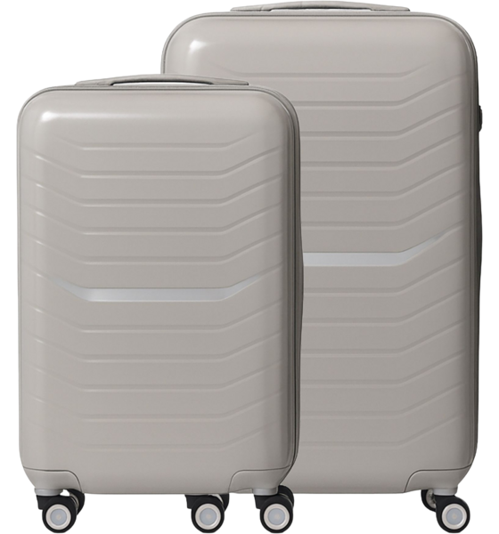 
NORTHIX, 
2-piece Hard-shell Luggage Set With Tsa Lock, 
Detail 1
