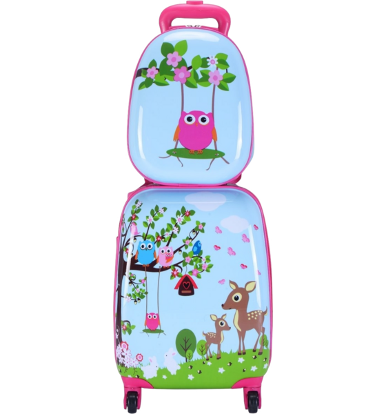 
B2X, 
2-piece Suitcase Set Children's Luggage 16'' Suitcase + 12'' Backpack, 
Detail 1
