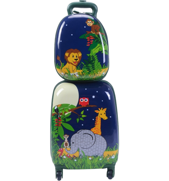 
B2X, 
2-piece Suitcase Set Travel Luggage Children's Luggage 16'' Suitcase + 12'' Backpack, 
Detail 1
