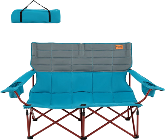
NORTHIX, 
2-seater Camping Chair &ndash; Adjustable Arms, Cup Holders, Bag, 
Detail 1
