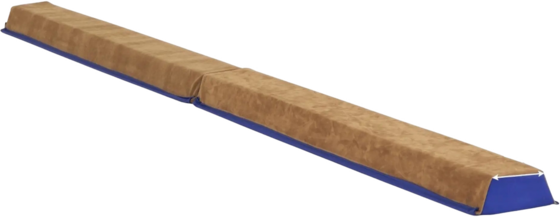 
B2X, 
240 Cm Children's Balance Beam With Carrying Handle  Suede Cover Folding Balancing Beam Blue, 
Detail 1
