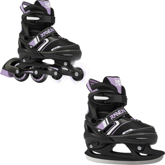 
RAVEN, 
2in1 Helixi Hockey (2 Front Led Wheels), 
Detail 1
