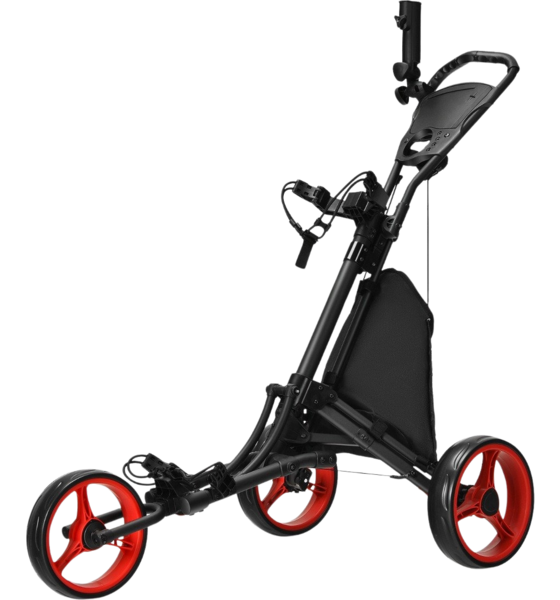 
B2X, 
3 Wheel Golf Trolley Made Of Aluminum With Umbrella Holder  T-piece Holder  Storage Bag, 
Detail 1
