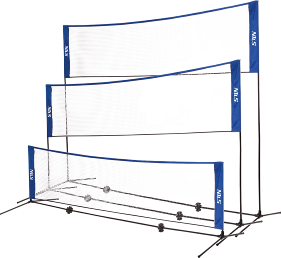 
NORTHIX, 
3-in-1 Badminton, Tennis, Volleyball Net Set, 
Detail 1
