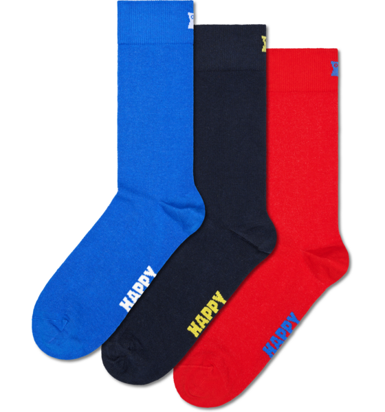 
HAPPYSOCKS, 
3-pack Solid Socks, 
Detail 1
