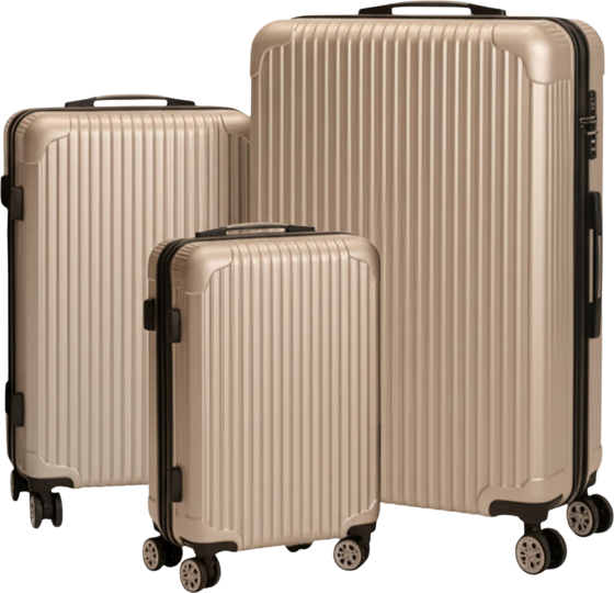 
NORTHIX, 
3-piece Hard-shell Luggage Set With Spinner Wheels, 
Detail 1

