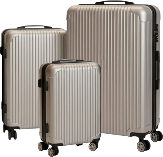 
NORTHIX, 
3-piece Hard-shell Luggage Set With Spinner Wheels, 
Detail 1
