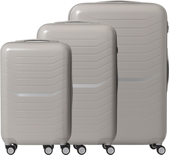 
NORTHIX, 
3-piece Hard-shell Luggage Set With Tsa Lock, 
Detail 1
