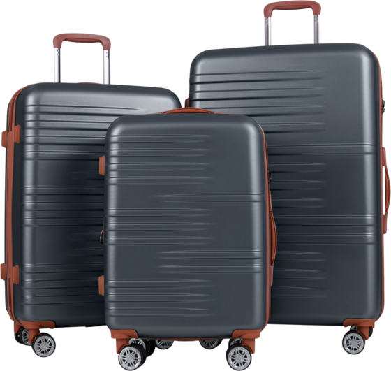 
NORTHIX, 
3-piece Hardshell Luggage Set With Tsa Lock, 360 Wheels, 
Detail 1
