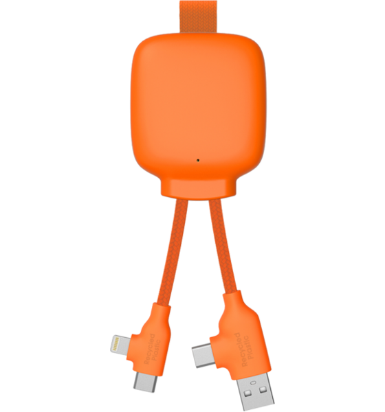 944099101101 XOOPAR 3000 Mah Powerbank I Återvunnen Plast - Gamma Lite Orange  Standard Detail
