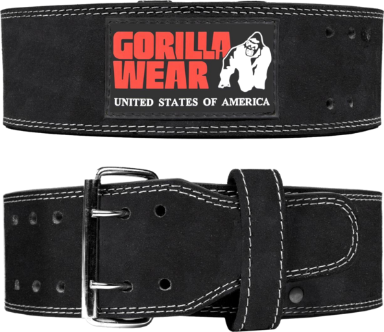 
GORILLA WEAR, 
4 Inch Powerlifting Belt, 
Detail 1
