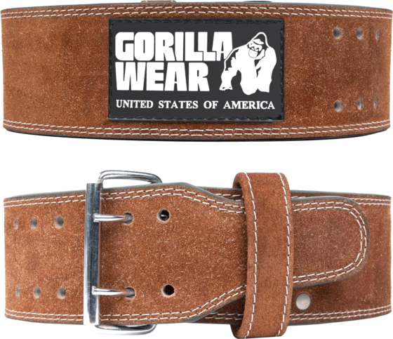
GORILLA WEAR, 
4 Inch Powerlifting Belt, 
Detail 1
