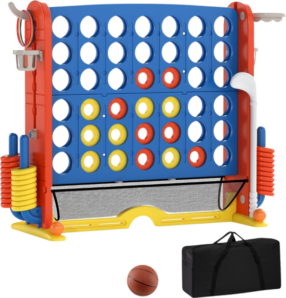
NORTHIX, 
4-in-1 Game Set: Connect Four, Basketball, Ring Toss, Golf, 
Detail 1
