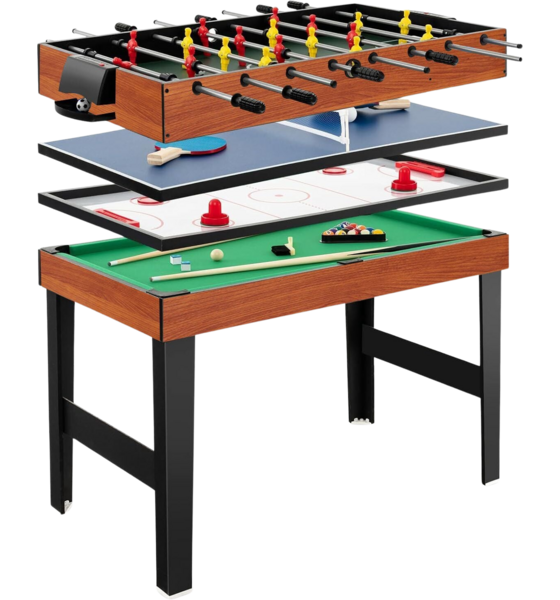 
NORTHIX, 
4-in-1 Multi-game Table &ndash; Foosball, Pool, Air Hockey, Ping Pong, 
Detail 1
