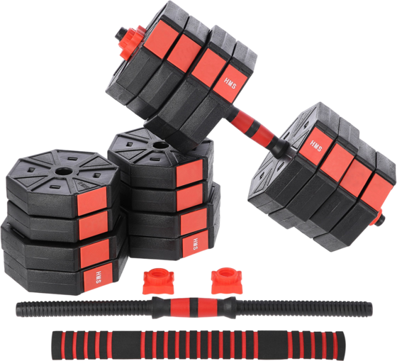 
NORTHIX, 
40 Kg Composite Barbell And Dumbbell Set, 
Detail 1
