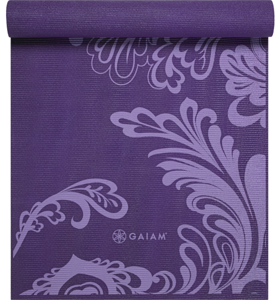 
GAIAM, 
4mm Yoga Mat Printed Watercress, 
Detail 1
