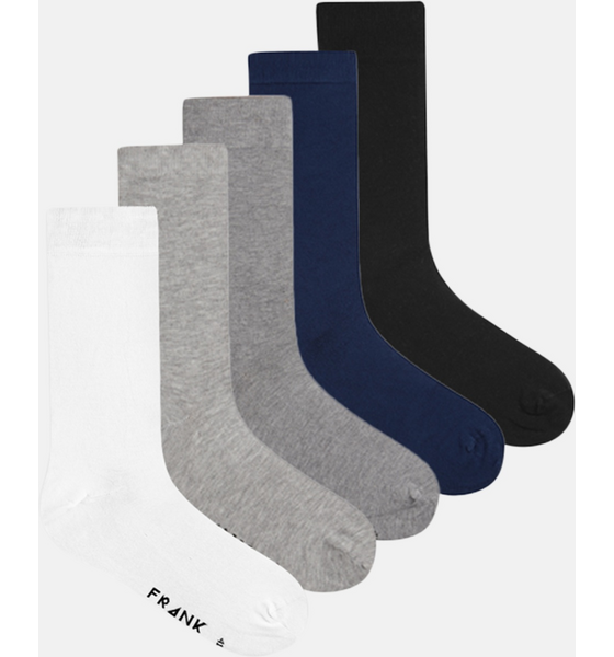 
FRANK DANDY, 
5-pack Bamboo Solid Crew Sock, 
Detail 1
