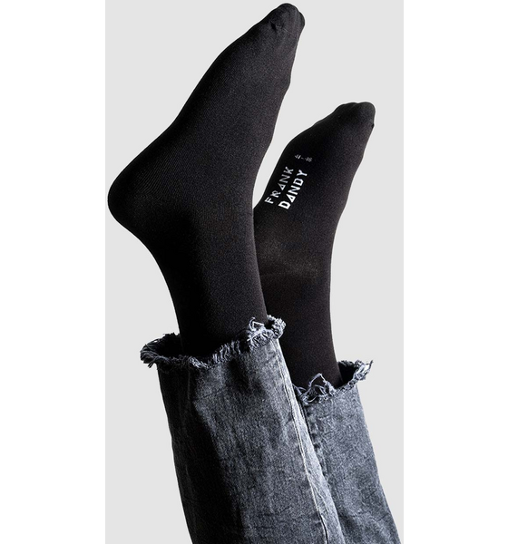 958656101101 FRANK DANDY 5-pack Cotton Solid Crew Socks  Model01 Detail