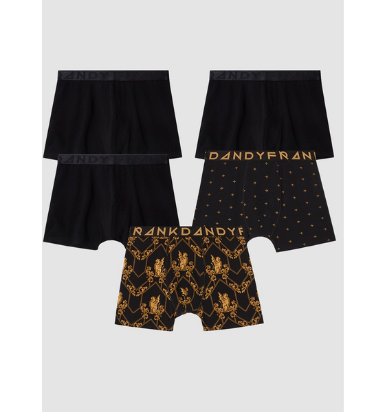 955067101101 FRANK DANDY 5-pack Gold Fever Boxers  Standard Detail