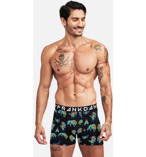 946159101101 FRANK DANDY 5-pack Wolfpack Boxers 946159101101 FRANK DANDY 5-pack Wolfpack Boxers Model01 Detail