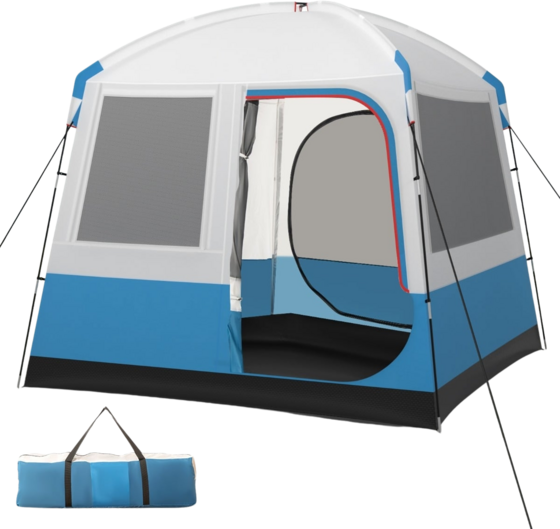 
NORTHIX, 
5-person Waterproof Camping Tent With Mesh Doors  Windows, 
Detail 1
