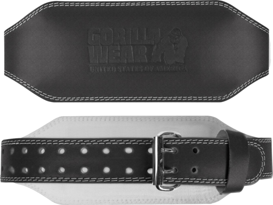 
GORILLA WEAR, 
6 Inch Padded Leather Belt, 
Detail 1
