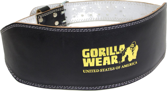 
GORILLA WEAR, 
6 Inch Padded Leather Belt, 
Detail 1
