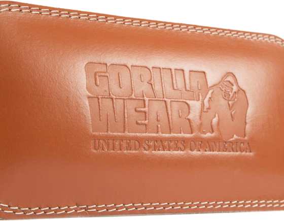 GORILLA WEAR, 6 Inch Padded Leather Belt