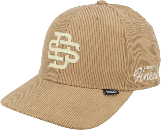 
DJINNS, 
6 Panel Truefit Cap Cordfelt, 
Detail 1
