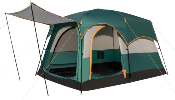 
NORTHIX, 
6-person Camping Tent With Divider, Rainfly And Carry Bag, 
Detail 1
