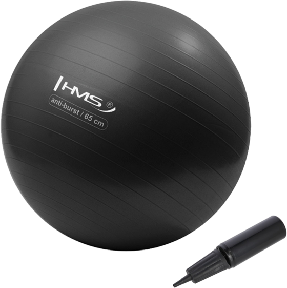 
NORTHIX, 
65cm Black Gym Ball &ndash; Anti-burst, Non-slip, 
Detail 1
