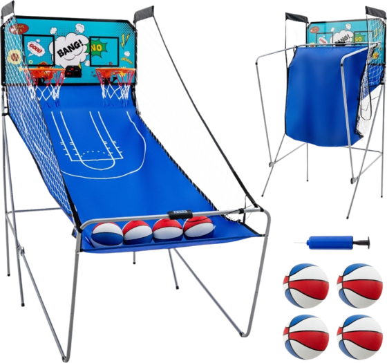 
B2X, 
8 In 1 Basketball Machine With 4 Balls  Air Pump  8 Game Modes Arcade Basketball Games Green, 
Detail 1
