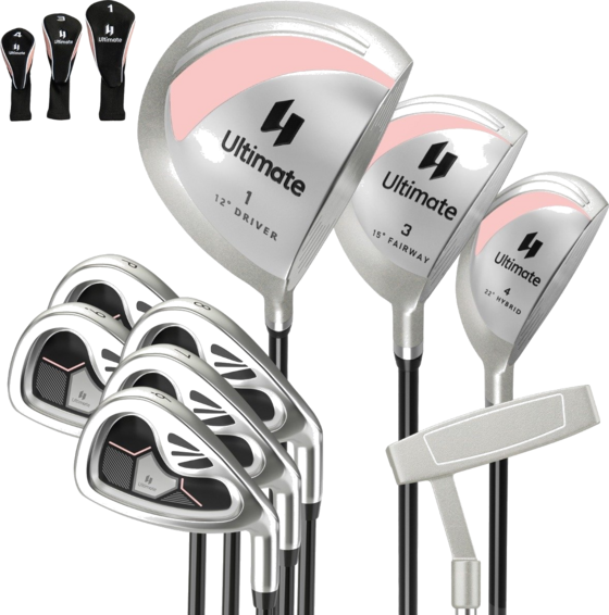 
NORTHIX, 
9-piece Complete Golf Club Set For Right-handed Women With Head Covers, 
Detail 1

